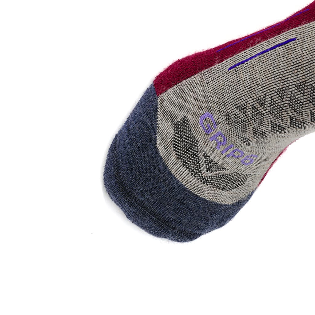 8 Pairs Berry - Hike Crew Midweight Merino Wool Sock