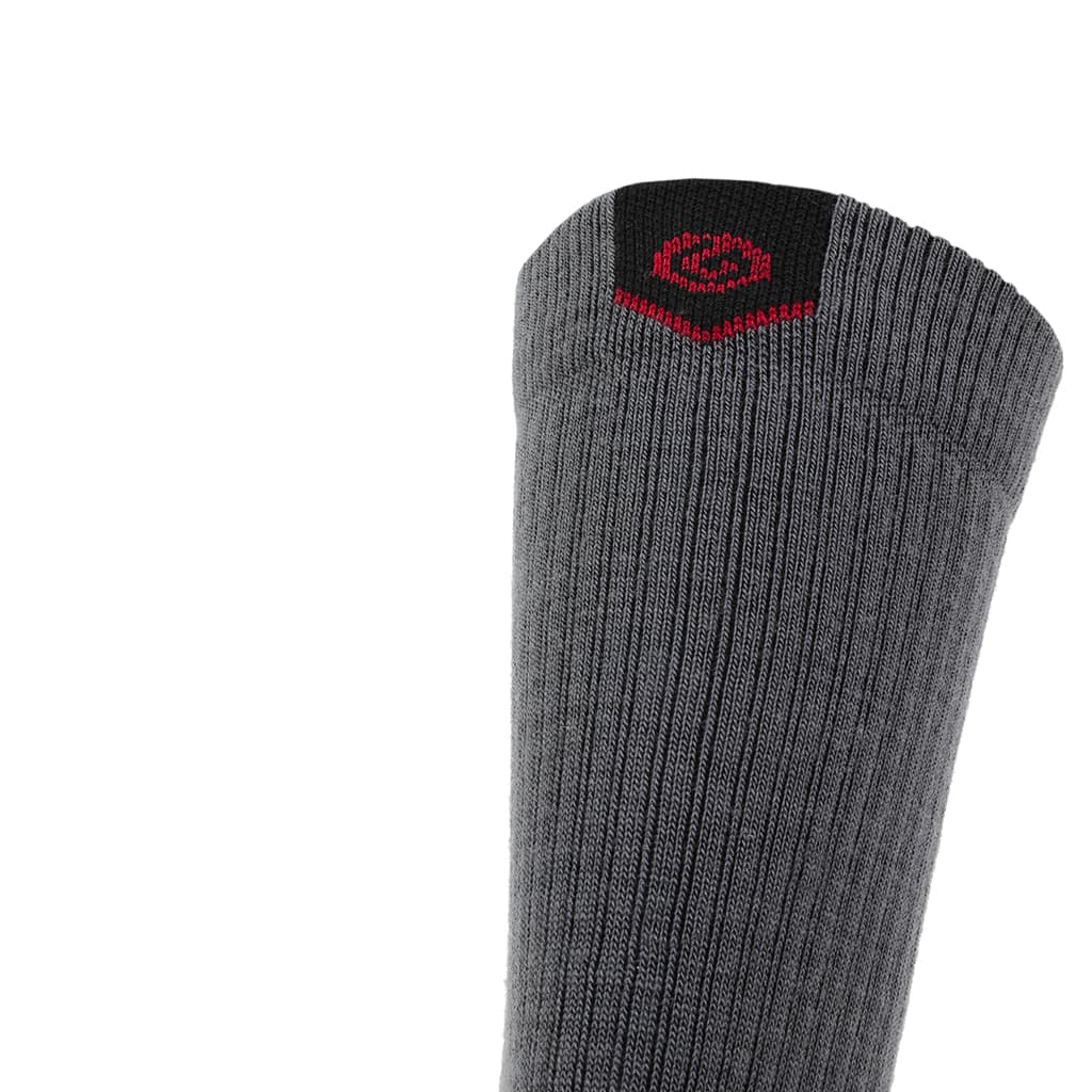 8 Pairs Graphite - Hike Crew Midweight Merino Wool Sock